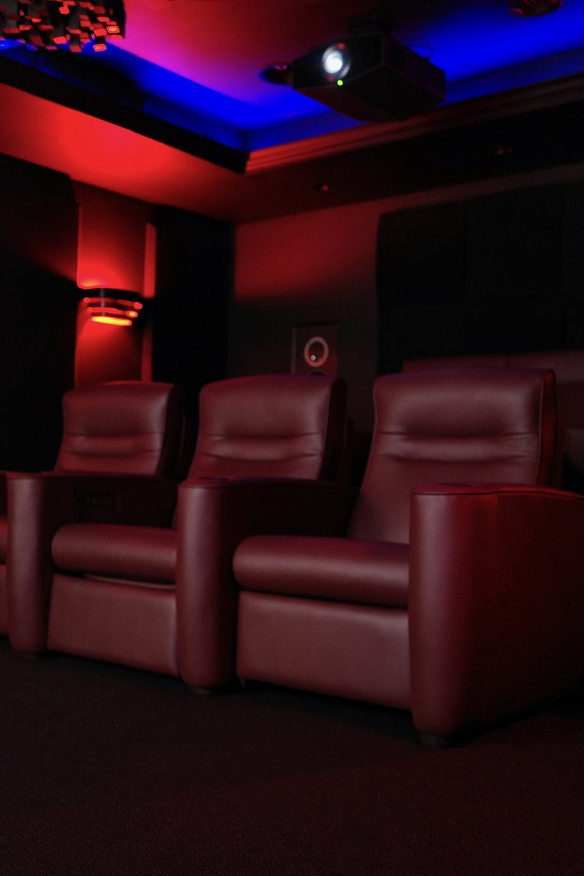 Custom home theater built by Simply Stereo
